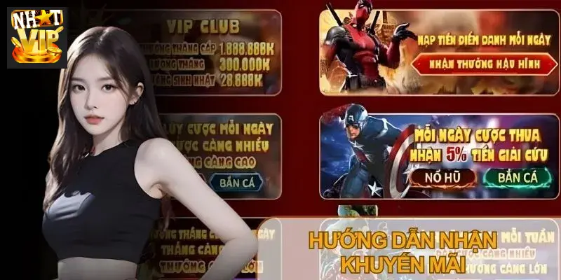 Nhận khuyến mãi Nhatvip cực dễ qua các hướng dẫn chi tiết