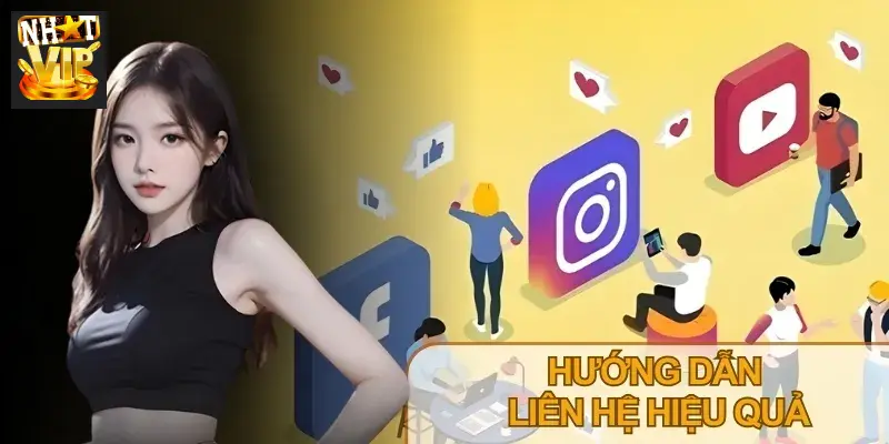 Hệ thống hỗ trợ Nhatvip qua mạng xã hội và Telegram